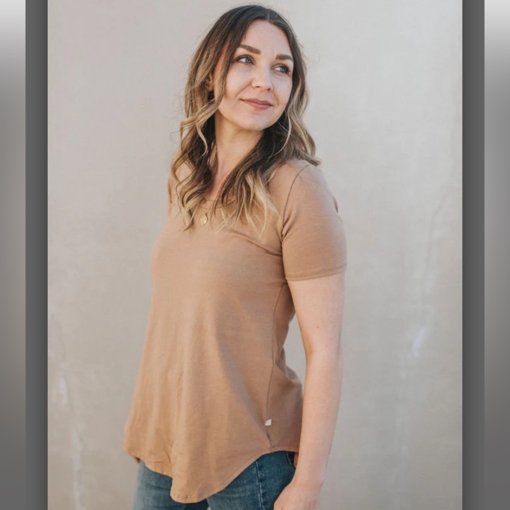 Jax & Lennon sz S Ladies Tunic Tee | Driftwood